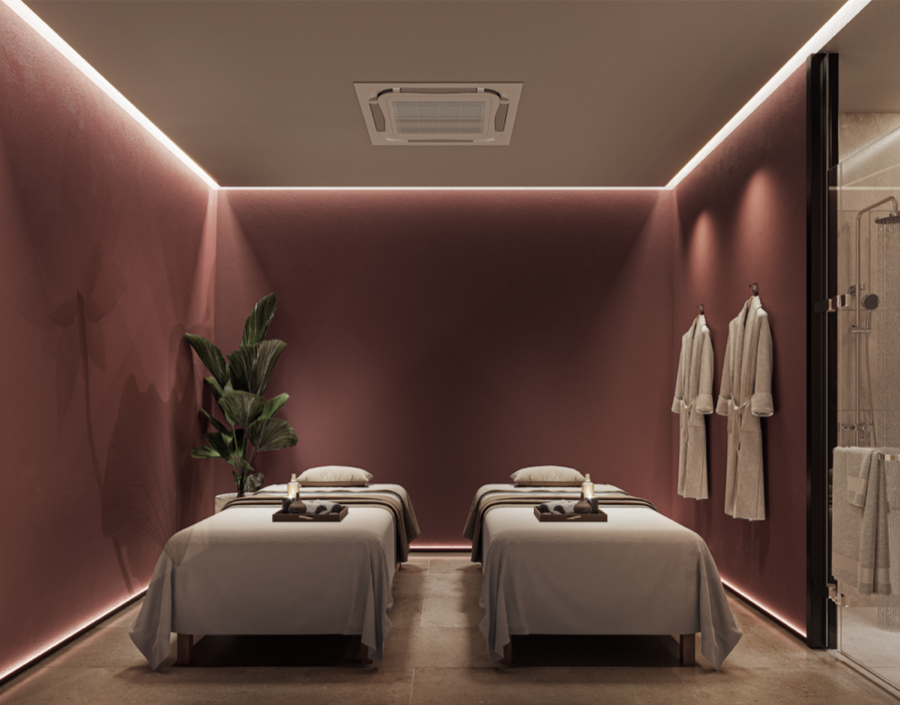 Private massage suite at Sook Kaya spa Bangkok